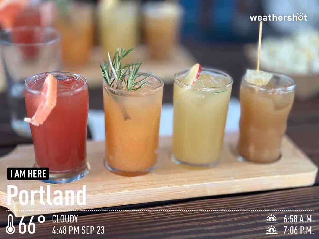 Weather in Portland, 66°F — September 24, 2023 (community photo)