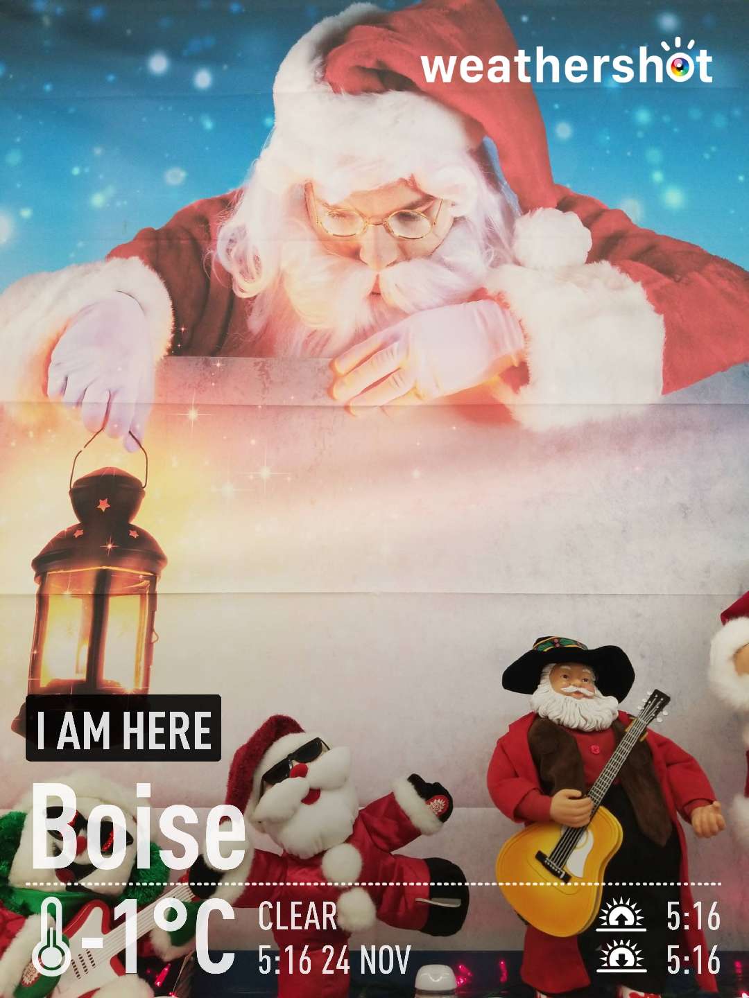 Weather in Boise, 30°F — November 24, 2021 (community photo)