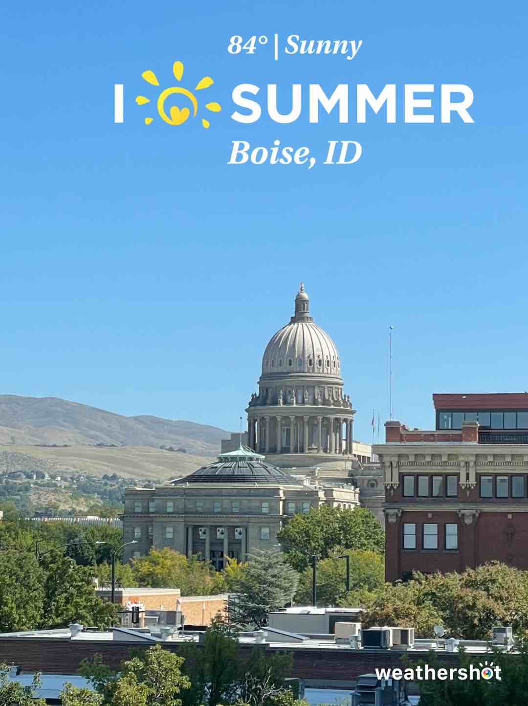 Weather in Boise, 84°F — September 16, 2023 (community photo)
