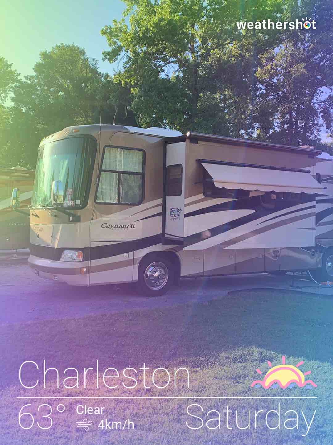 Weather in Charleston, 63°F — May 1, 2021 (community photo)