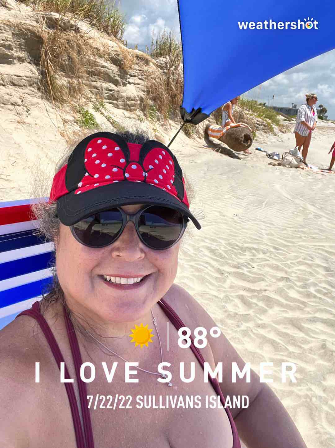 Sunny weather in Sullivan's Island, 88°F — July 22, 2022 (community photo)