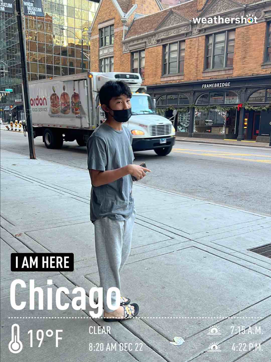 Weather in Chicago, 19°F — December 22, 2021 (community photo)