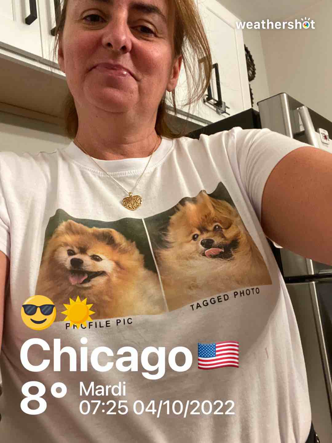 Clear weather in Chicago, 46°F — October 4, 2022 (community photo)