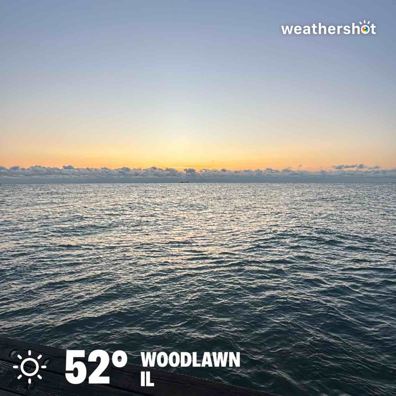 Clear weather in Chicago, 52°F — September 4, 2025 (community photo)
