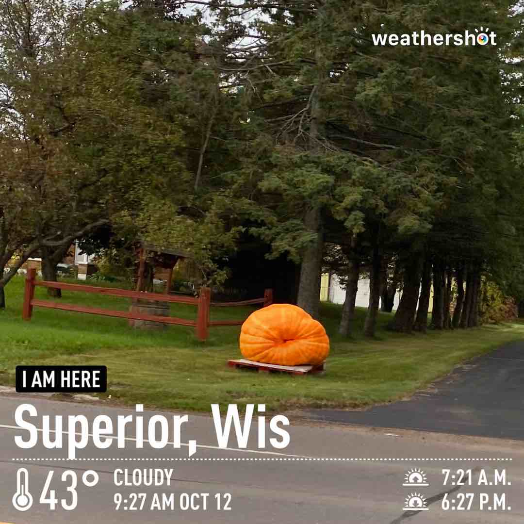 Weather in Superior, 43°F — October 12, 2023 (community photo)