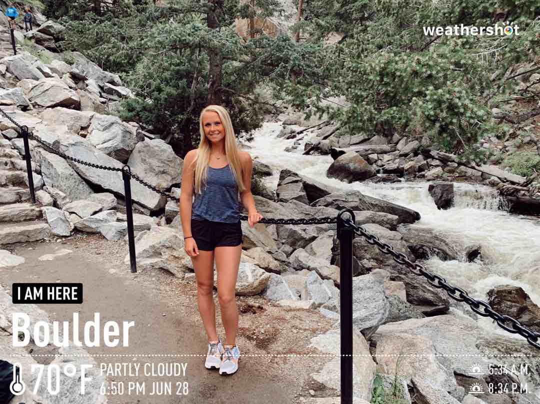 Weather in Boulder, 70°F — June 28, 2021 (community photo)