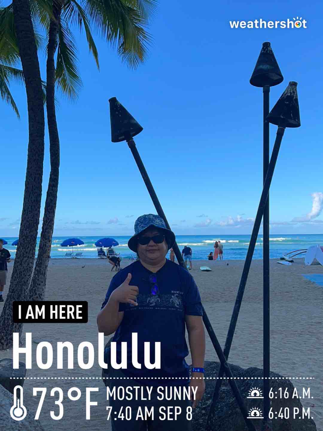 Weather in Honolulu, 73°F — September 8, 2021 (community photo)
