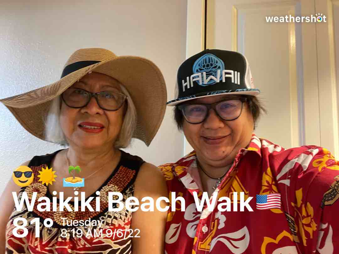 Sunny weather in Honolulu, 81°F — September 8, 2022 (community photo)