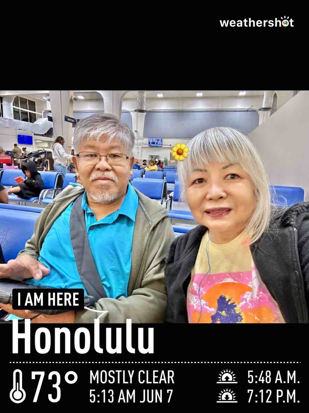 Weather in Joint Base Pearl Harbor-Hickam, 73°F — June 7, 2023 (community photo)