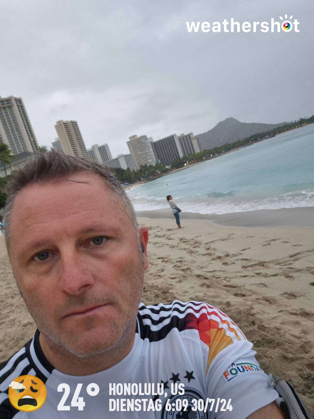 Rainy weather in Honolulu, 75°F — July 30, 2024 (community photo)