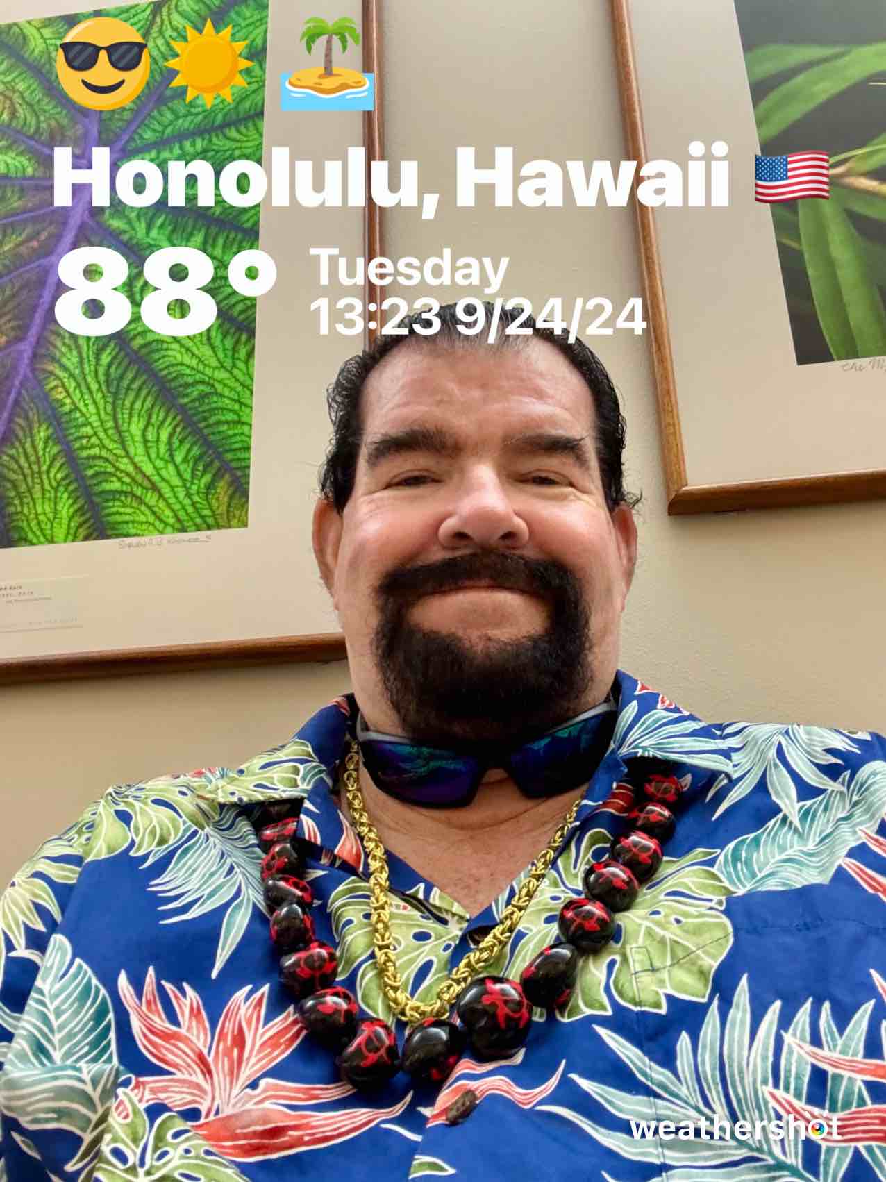 Clear weather in Honolulu, 88°F — September 24, 2024 (community photo)