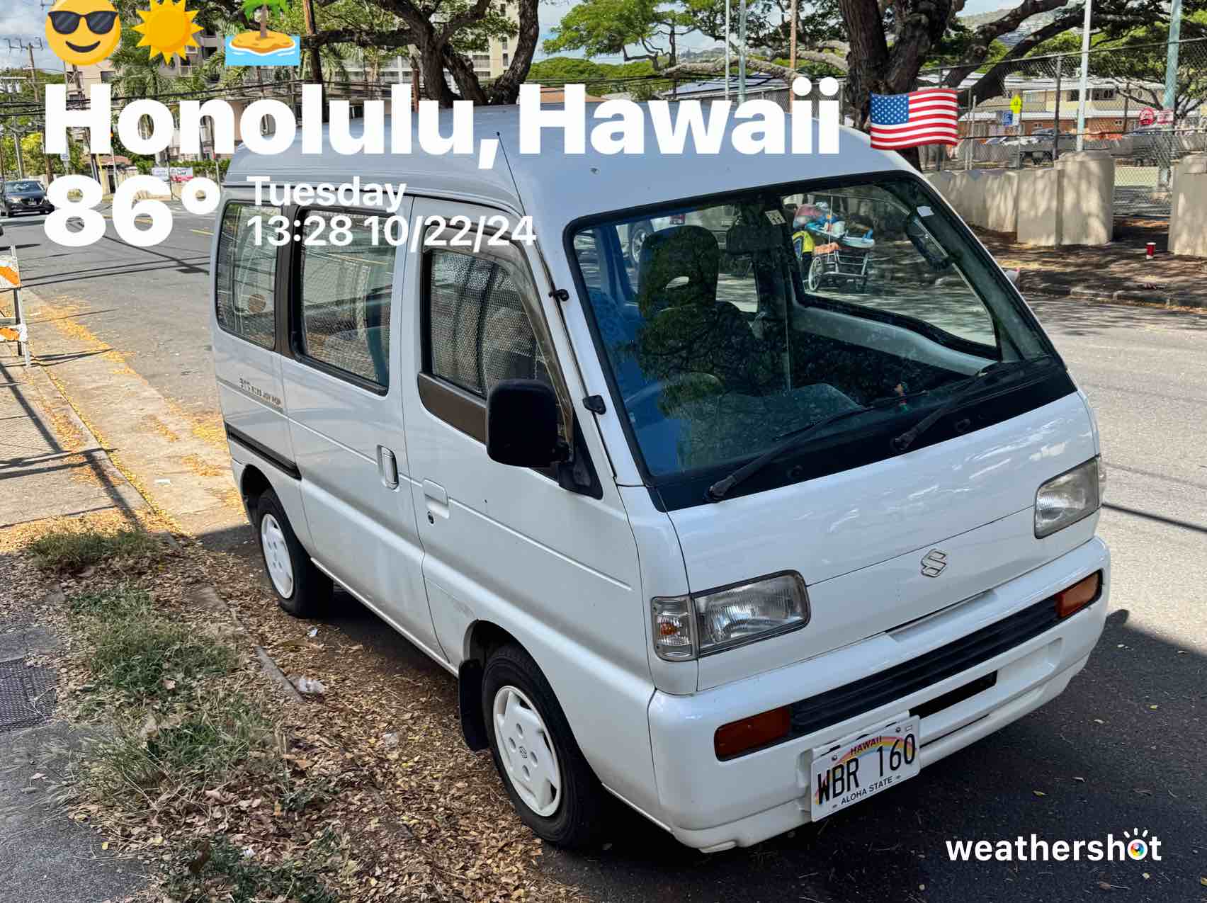 Clear weather in Honolulu, 86°F — October 22, 2024 (community photo)