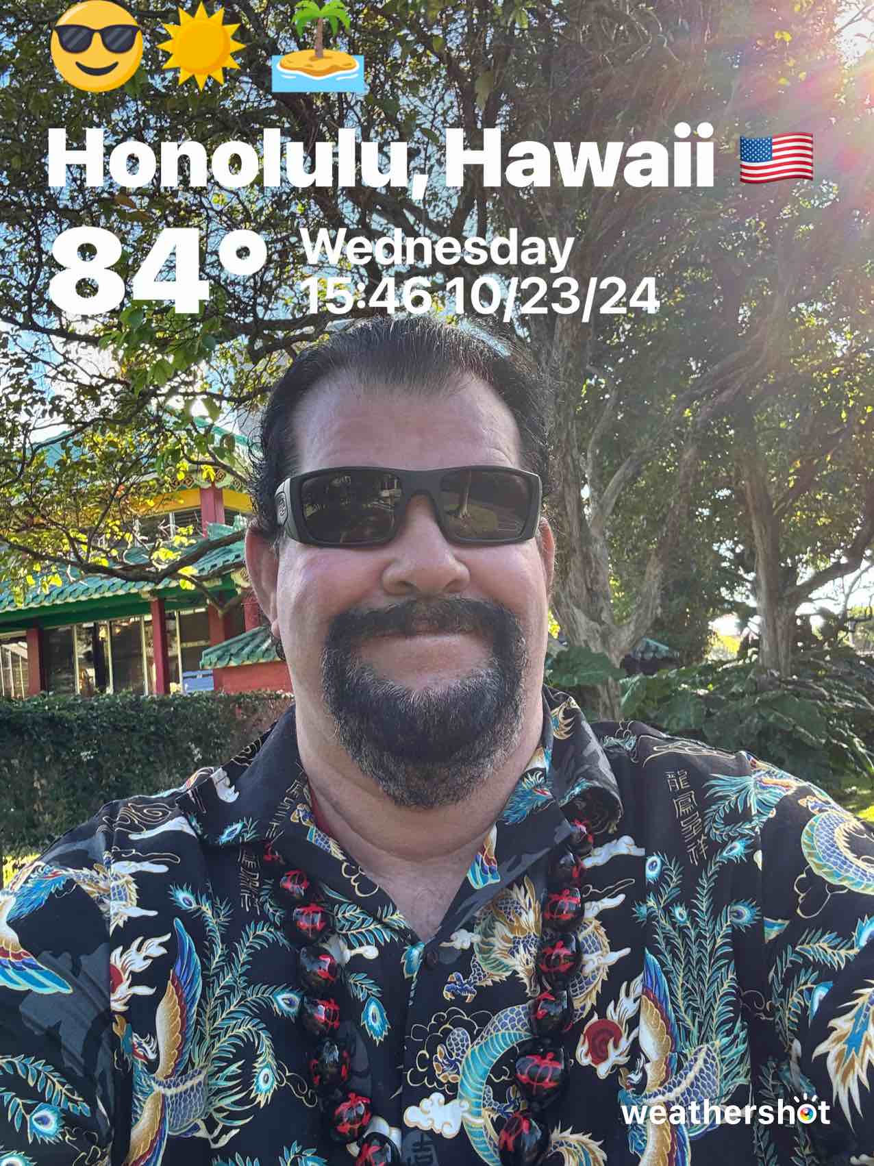 Clear weather in Honolulu, 84°F — October 23, 2024 (community photo)