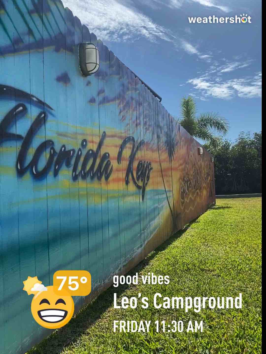 Partly cloudy weather in Key West, 75°F — January 21, 2022 (community photo)