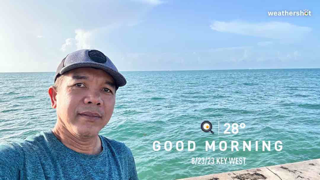 Clear weather in Key West, 82°F — August 23, 2023 (community photo)