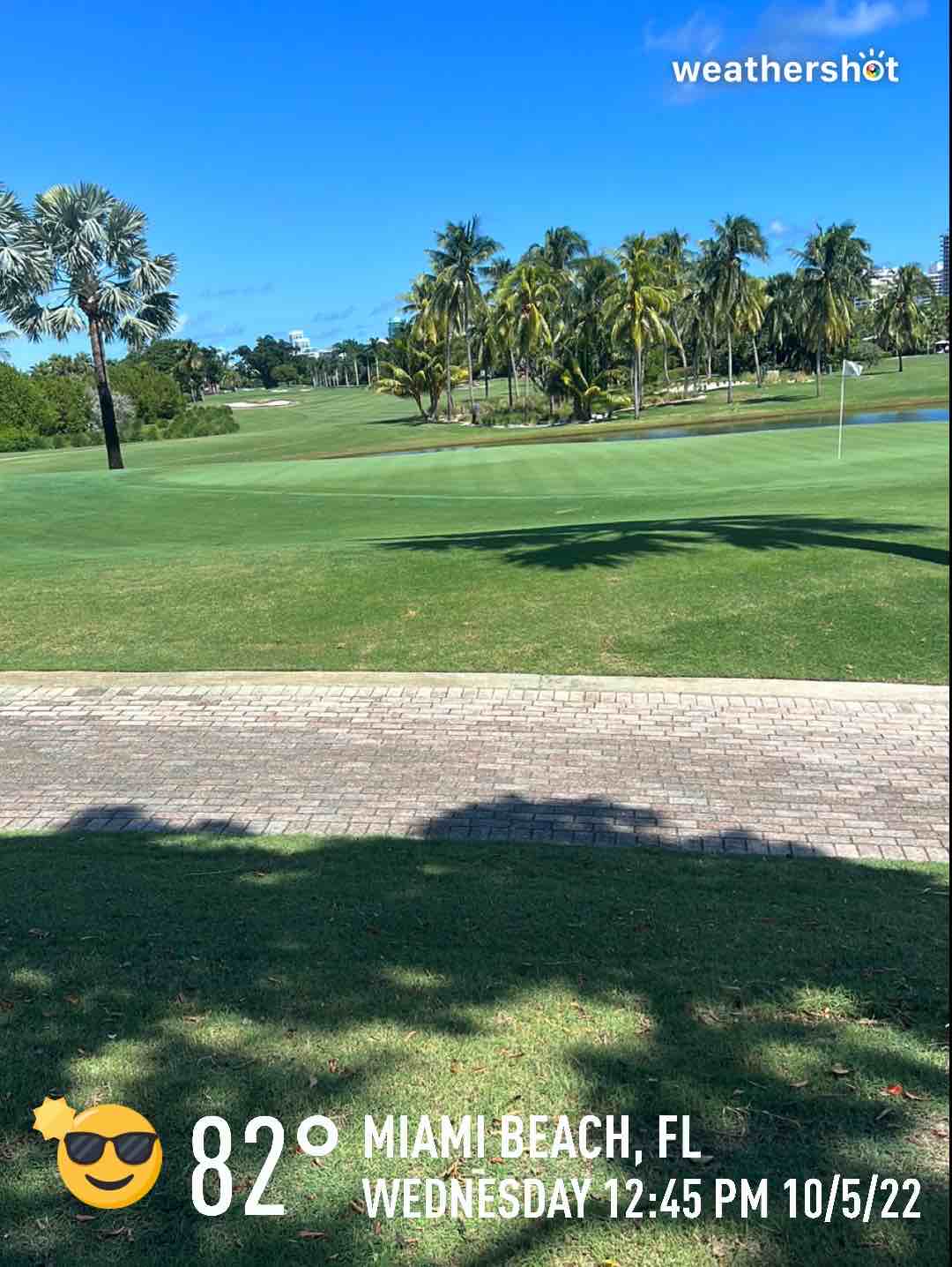 Clear weather in Miami Beach, 82°F — October 5, 2022 (community photo)