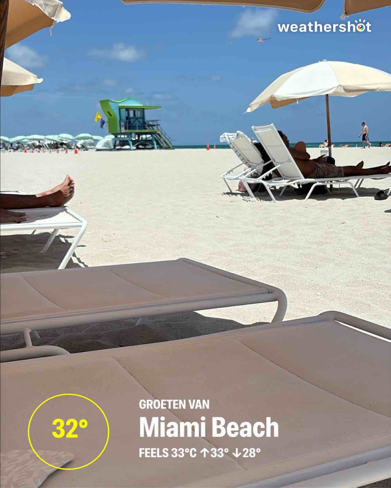 Partly cloudy weather in Miami Beach, 90°F — July 26, 2025 (community photo)