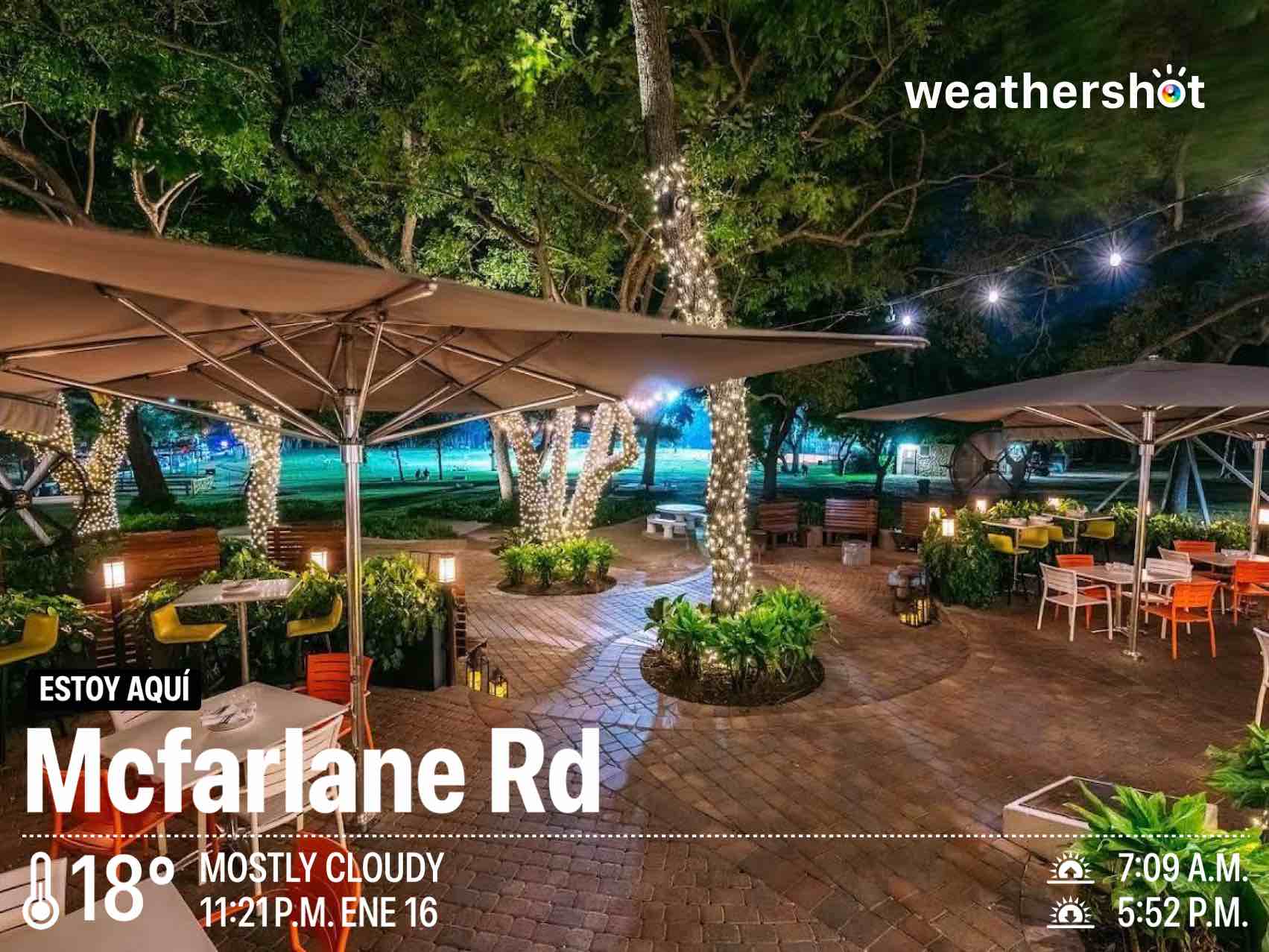 Partly cloudy weather in Miami, 64°F — January 16, 2026 (community photo)