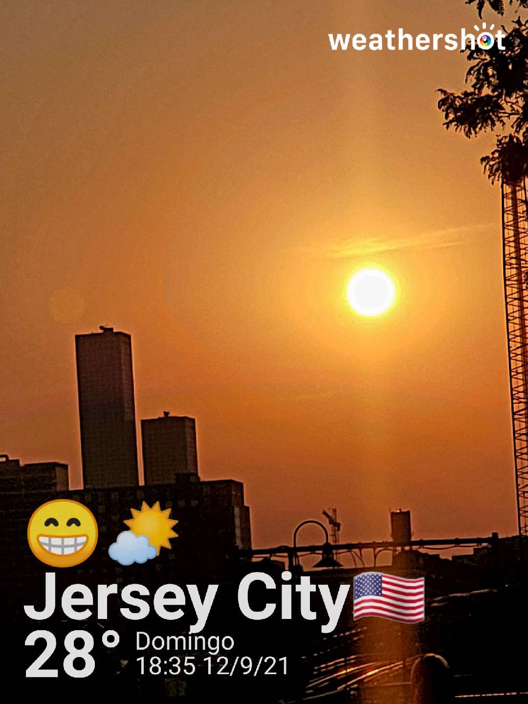 Weather in Hoboken — September 12, 2021 (community photo)