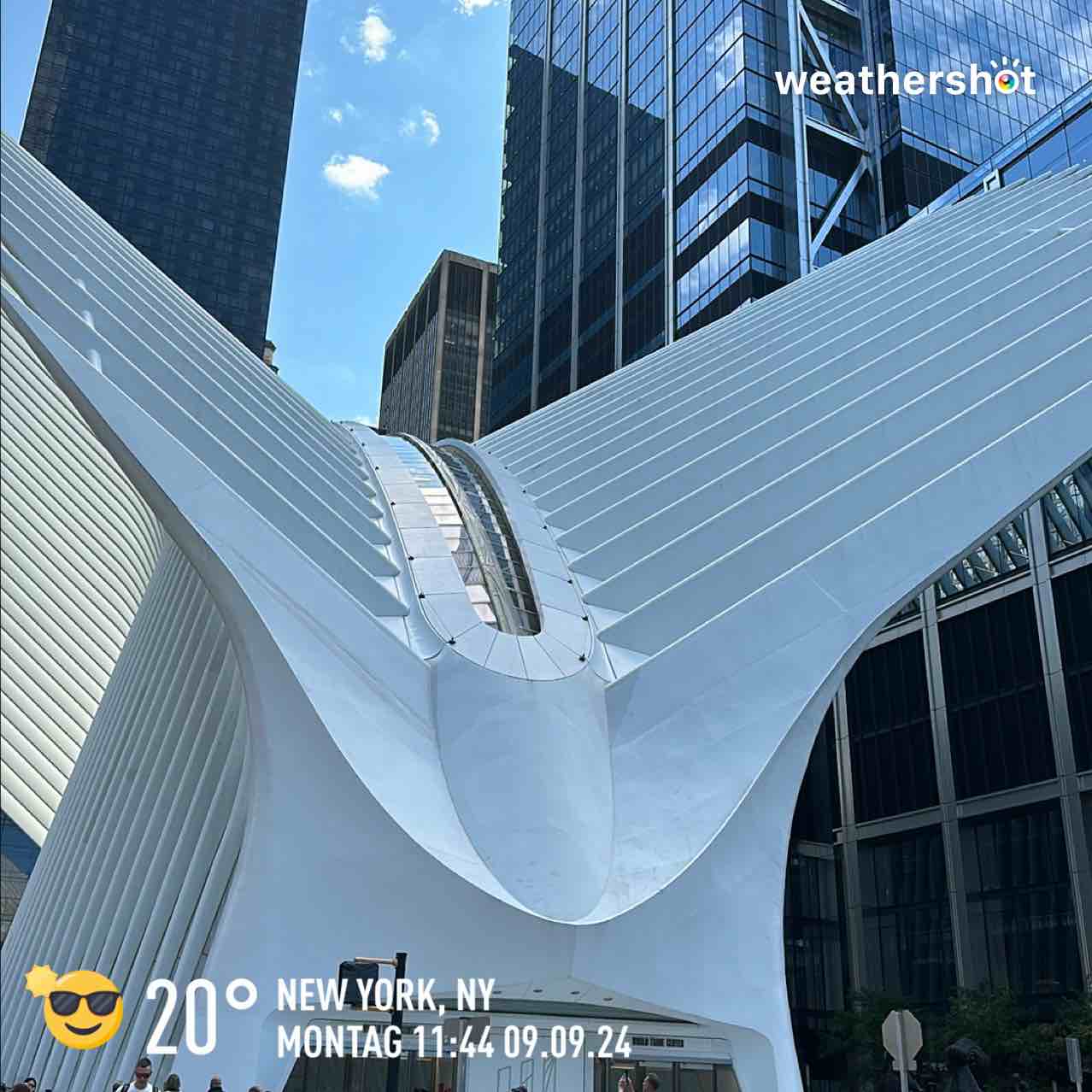 Clear weather near New York, 68°F — September 9, 2024 (community photo)
