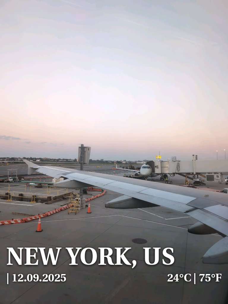 Partly cloudy weather near New York, 75°F — September 12, 2025 (community photo)
