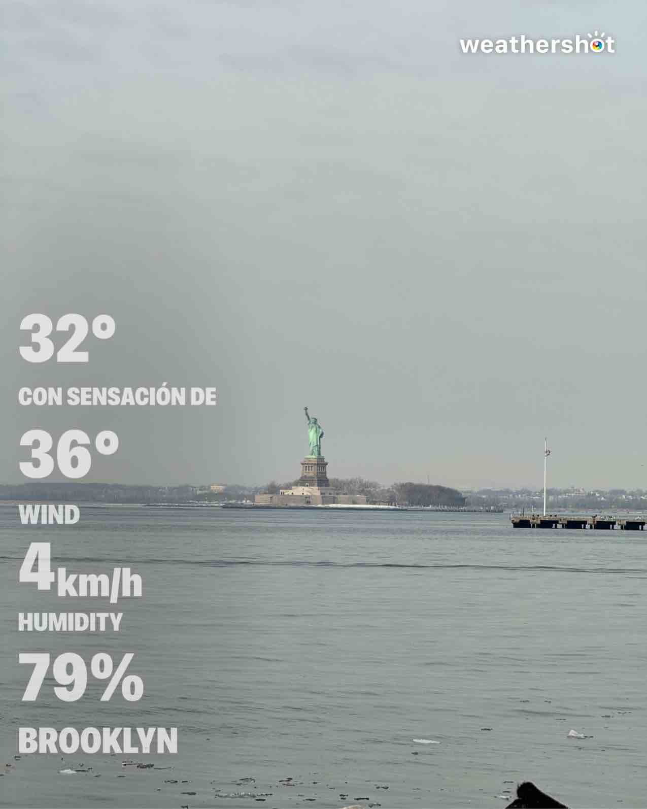 Weather in Kings County, 32°F — February 15, 2026 (community photo)
