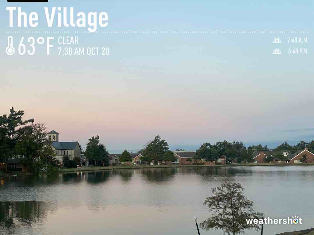 Clear night weather in Oklahoma City, 63°F — October 20, 2021 (community photo)