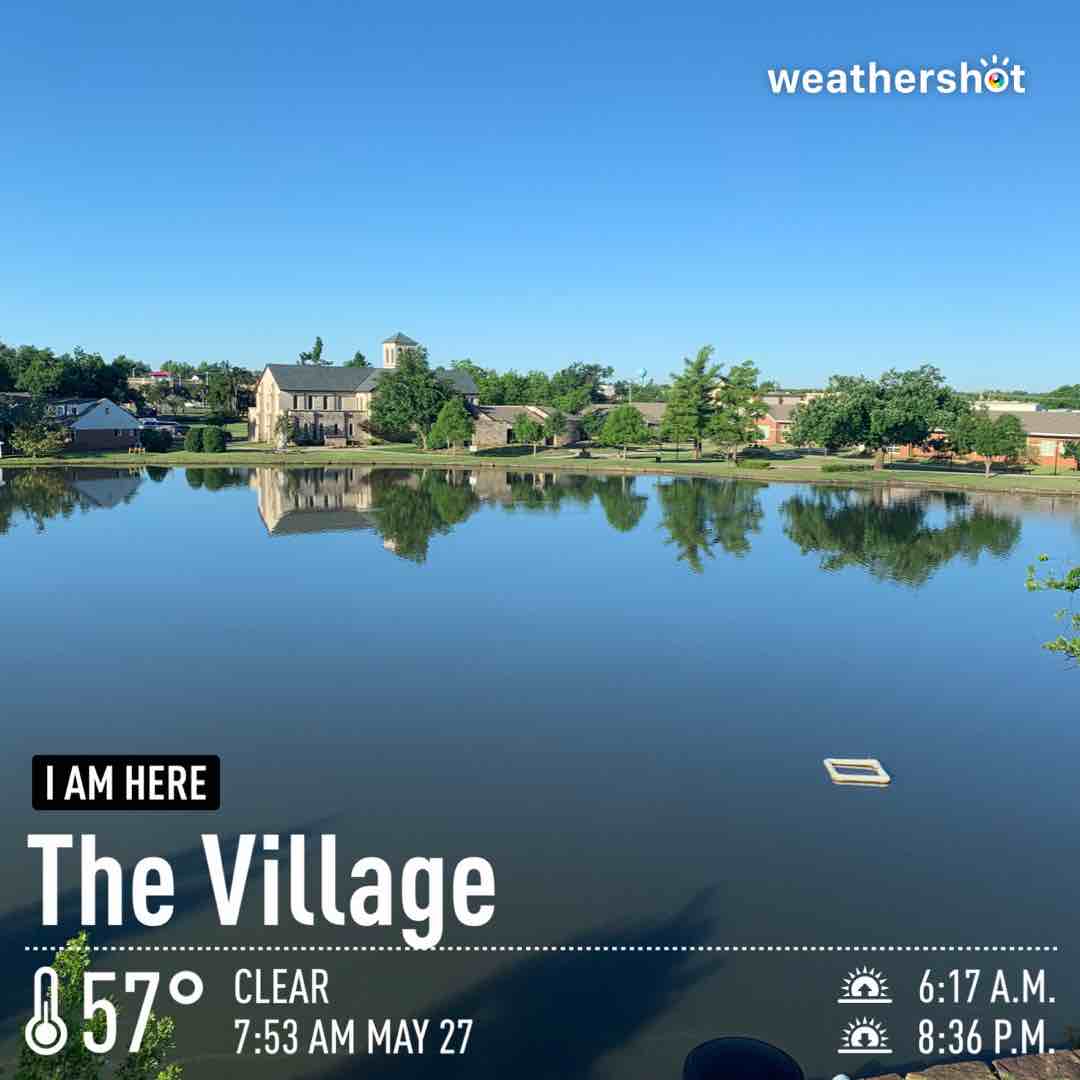 Weather in The Village, 57°F — May 27, 2022 (community photo)