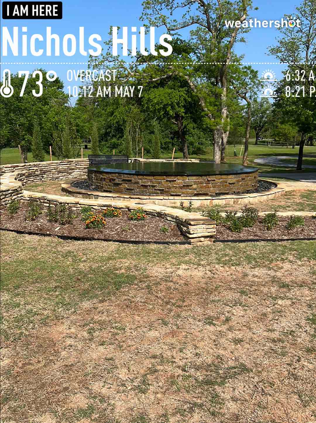 Cloudy weather in Nichols Hills, 73°F — May 7, 2023 (community photo)