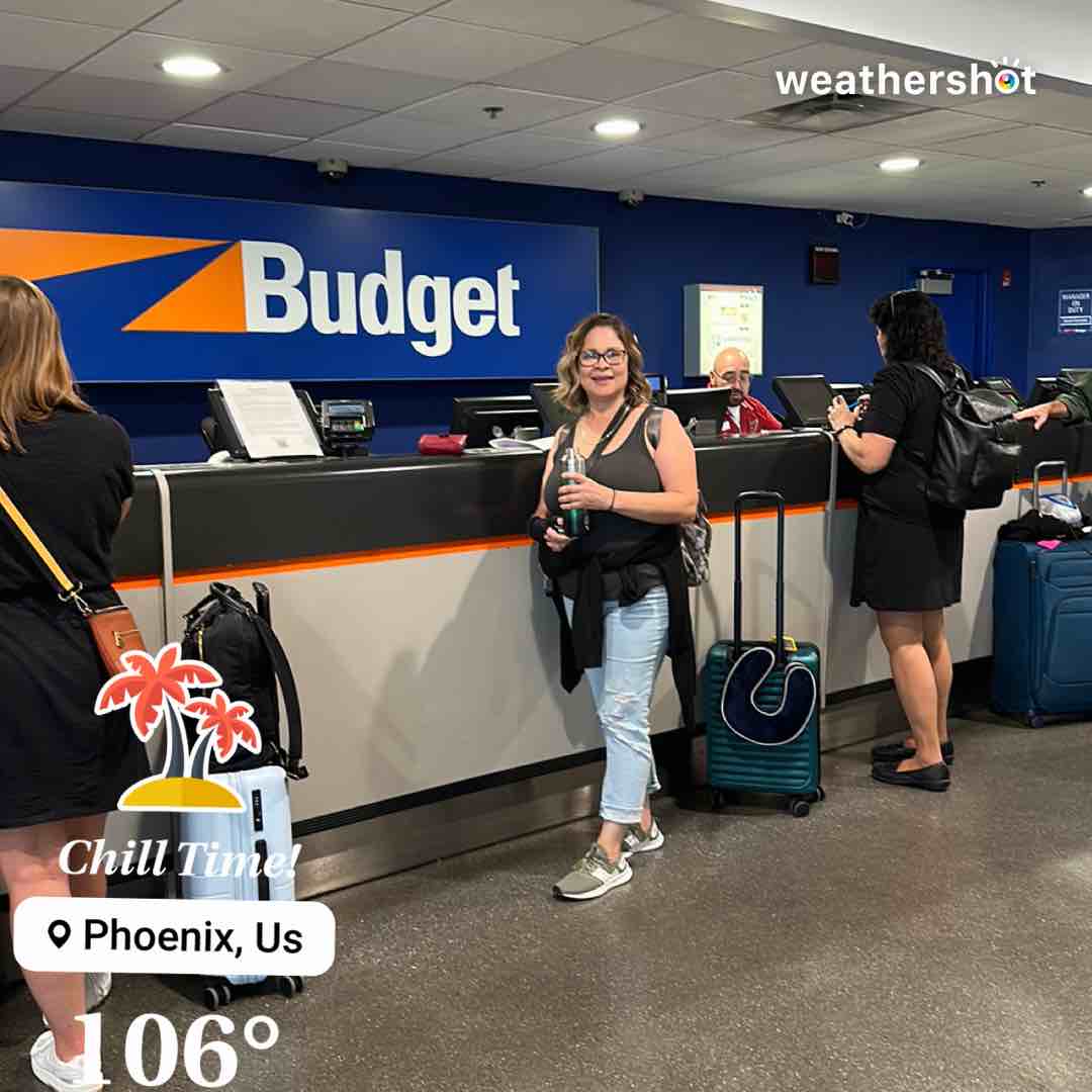 Weather in Phoenix, 106°F — September 8, 2023 (community photo)