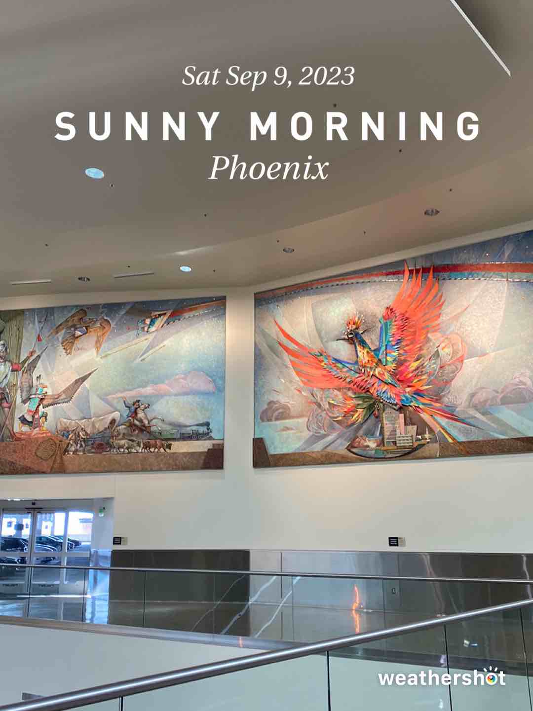 Weather in Phoenix, 104°F — September 9, 2023 (community photo)