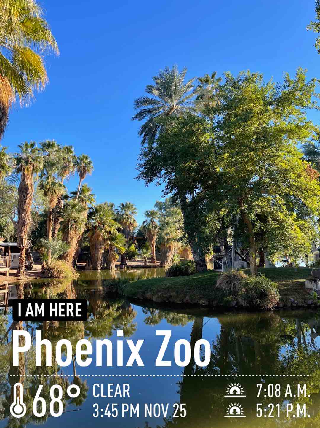 Weather in Tempe, 68°F — November 25, 2023 (community photo)