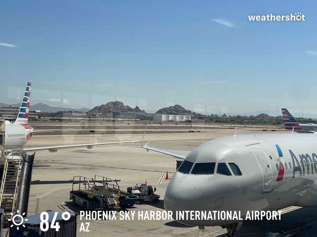 Clear weather in Phoenix, 84°F — May 17, 2024 (community photo)