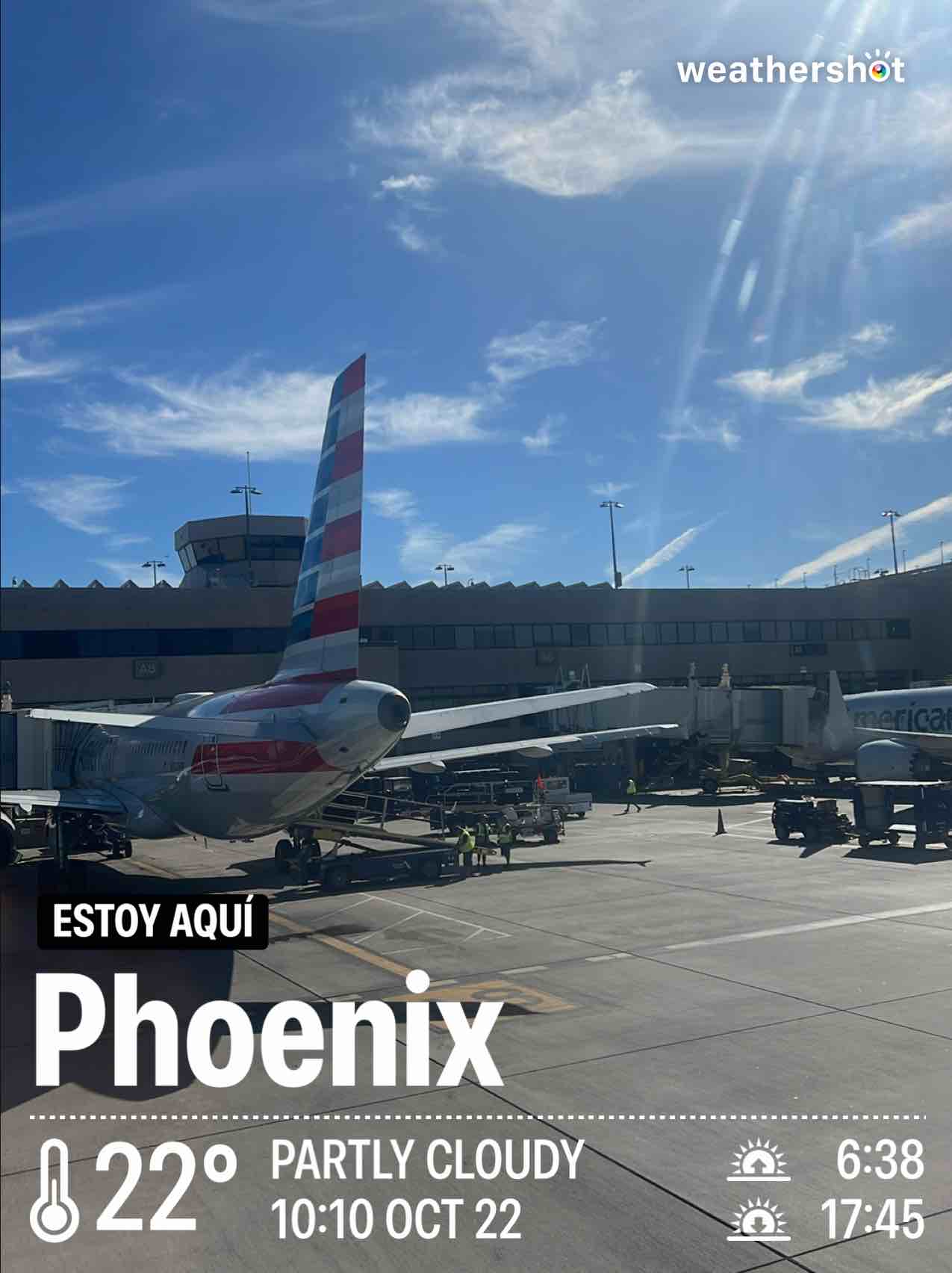 Weather in Phoenix, 72°F — October 22, 2024 (community photo)