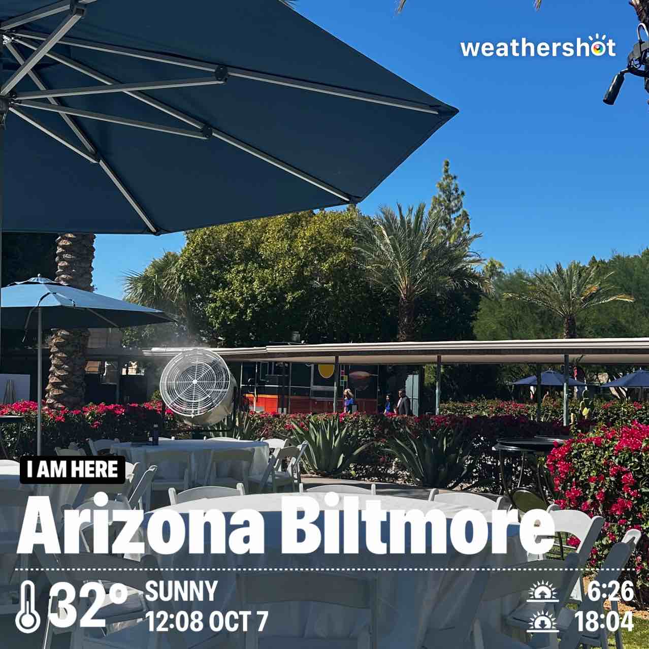 Weather in Phoenix, 90°F — October 7, 2025 (community photo)