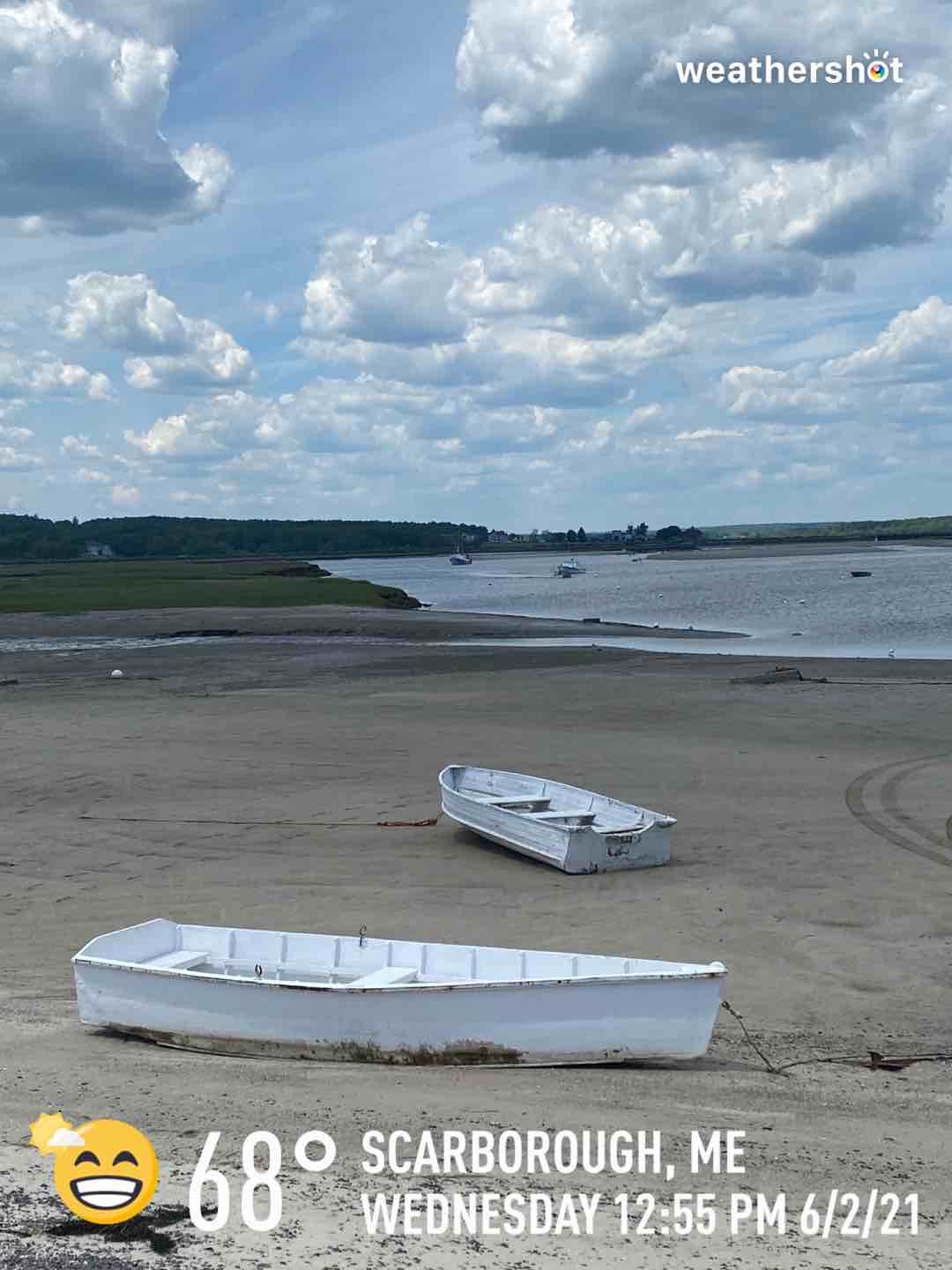 Partly cloudy weather in Scarborough, 68°F — June 2, 2021 (community photo)