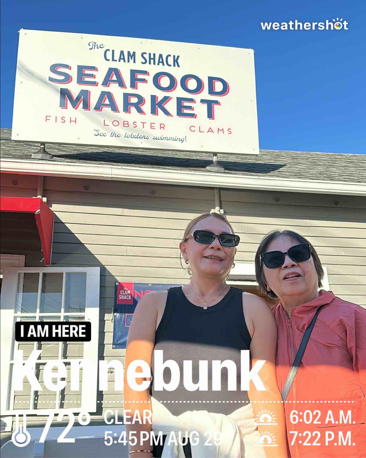 Weather in Kennebunk, 72°F — August 29, 2026 (community photo)