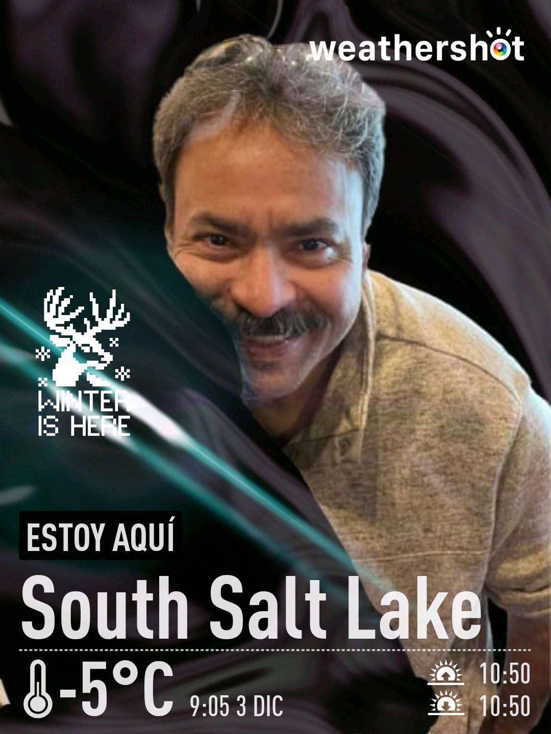 Weather in South Salt Lake — December 3, 2022 (community photo)