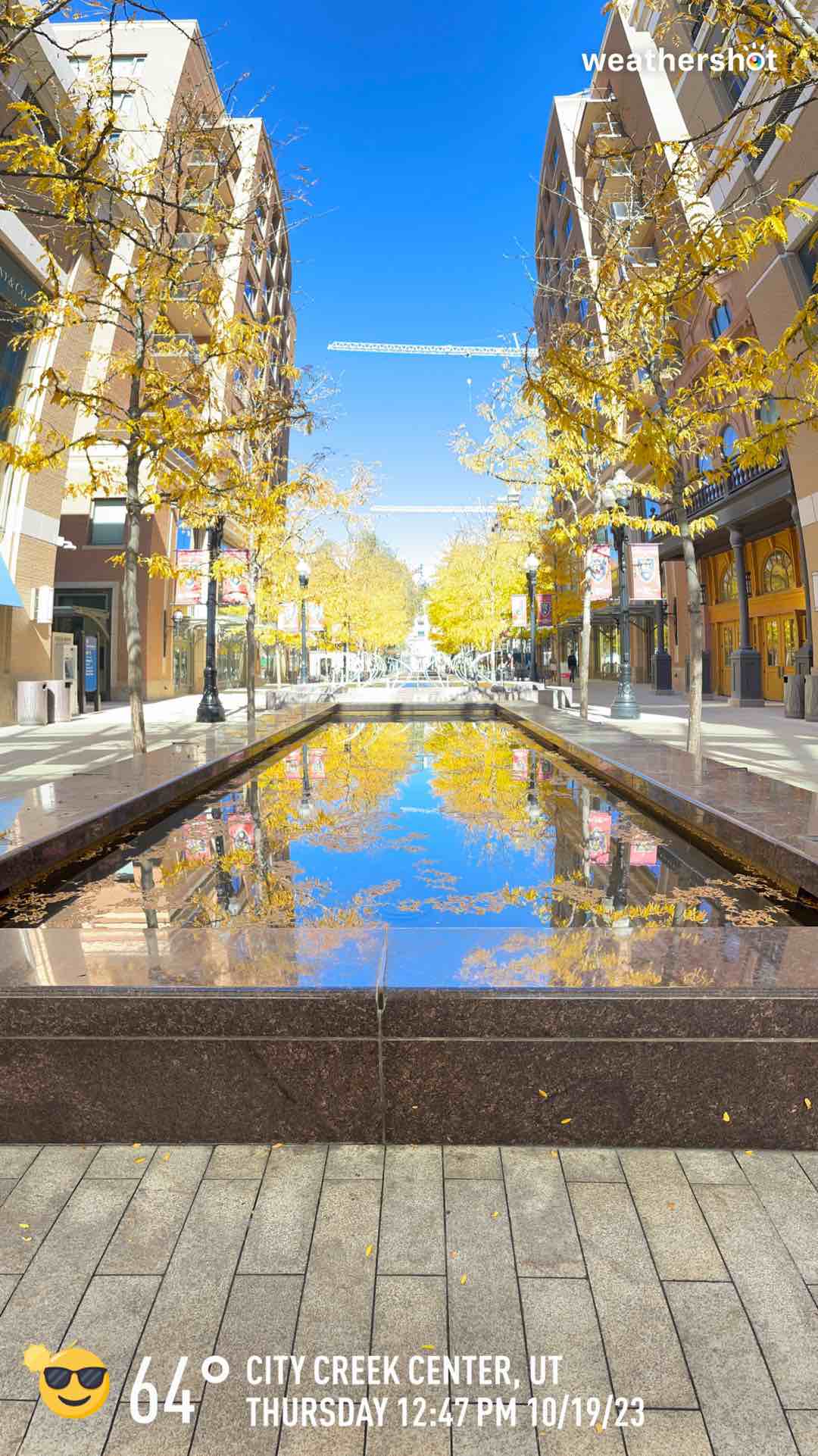 Clear weather in Salt Lake City, 64°F — October 19, 2023 (community photo)