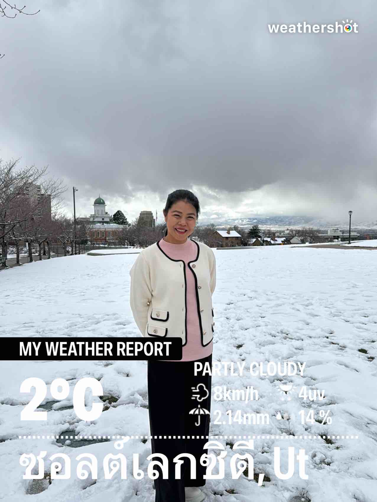 Weather in Salt Lake City, 36°F — March 14, 2025 (community photo)