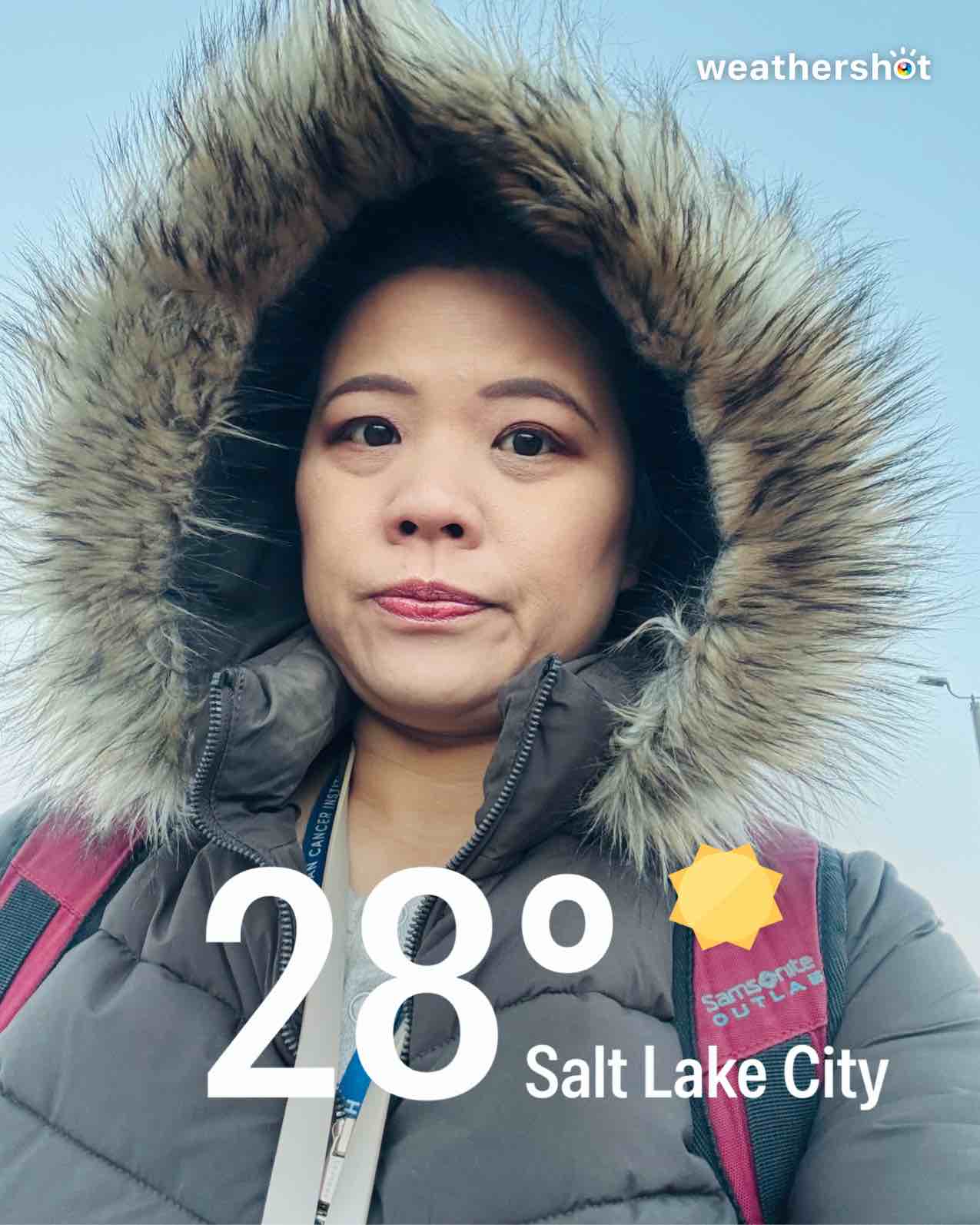 Clear weather in Salt Lake City, 28°F — October 28, 2025 (community photo)