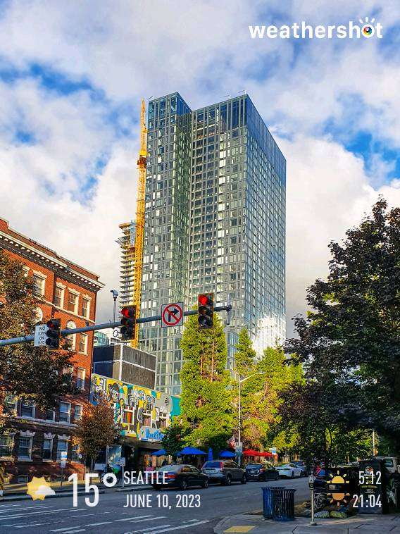 Weather in Seattle, 63°F — June 11, 2023 (community photo)