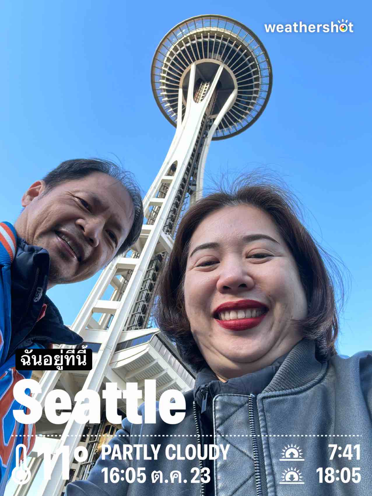Weather in Seattle, 52°F — October 23, 2024 (community photo)