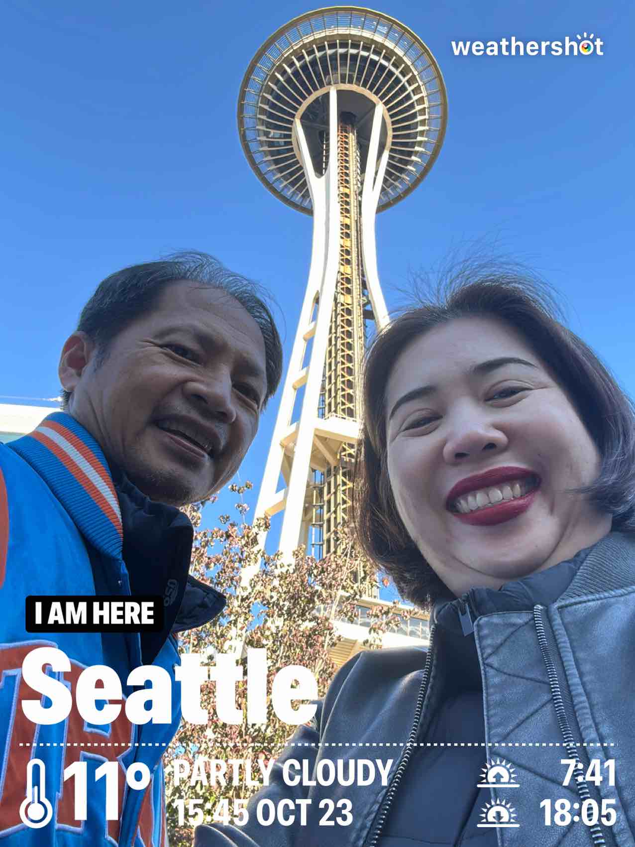 Weather in Seattle, 52°F — October 23, 2024 (community photo)
