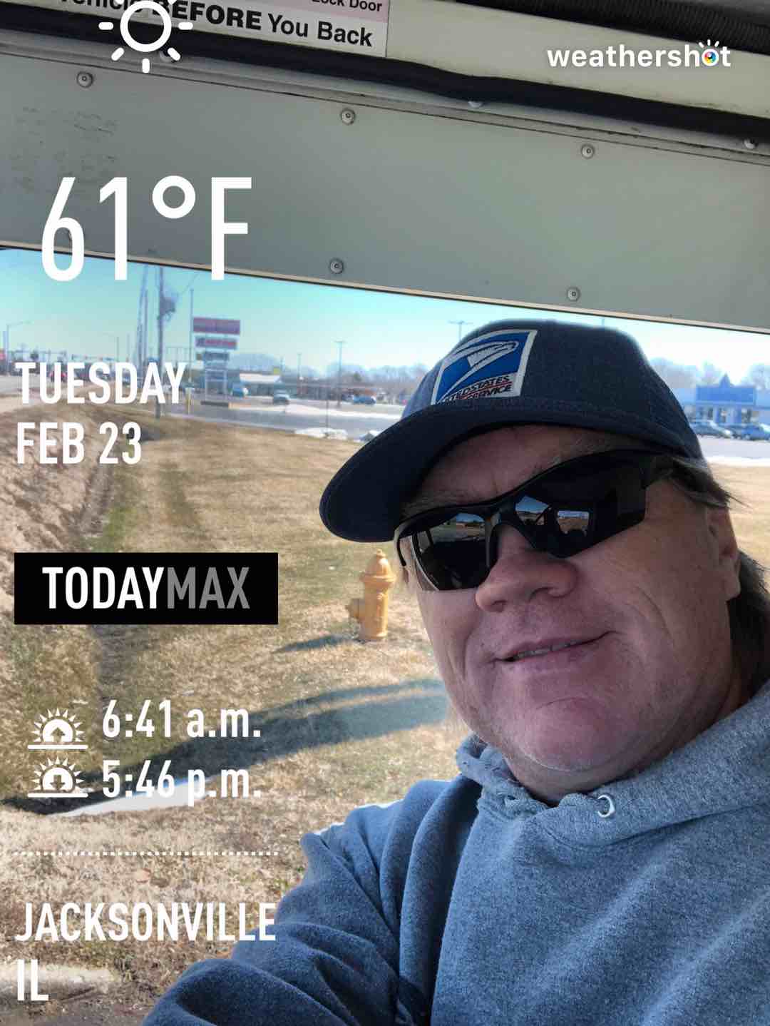 Clear weather in Jacksonville, 52°F — February 23, 2021 (community photo)