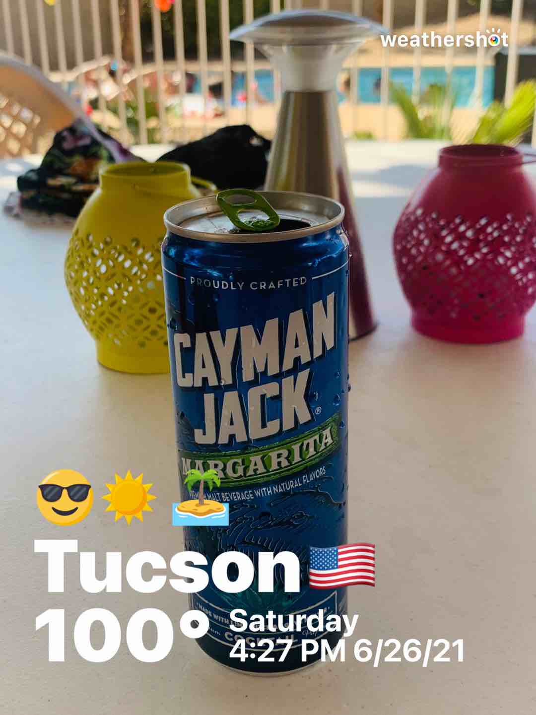 Clear weather in Tucson, 100°F — June 26, 2021 (community photo)