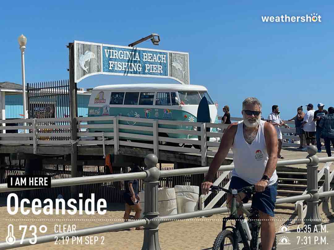 Weather in Virginia Beach, 73°F — September 2, 2023 (community photo)